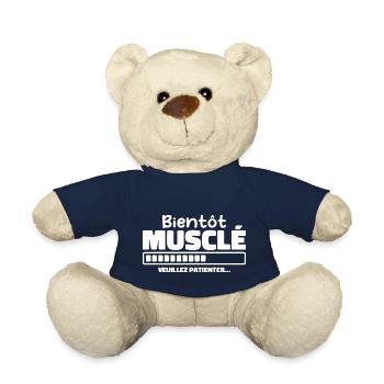Bald muskulös - bitte warten - Teddy - French Navy - Vorne