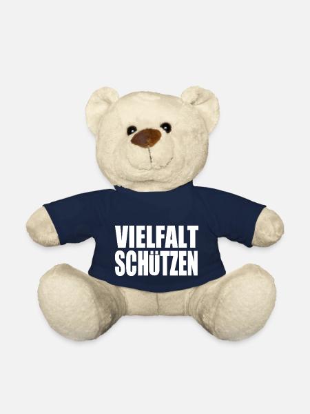 vielfalt schützen - Teddy - French Navy