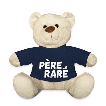 Seltene Perle Papa - Papa Geschenkidee - Teddy - French Navy - Vorne