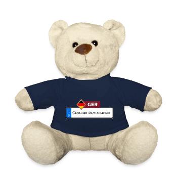 Gesichert Demokratisch 2.0 | Geschenkidee - Teddy - French Navy - Vorne