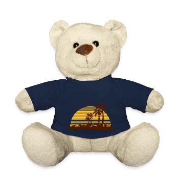 sunset - Teddy Bear - french navy - Front