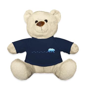 Laufender Eisbär - Teddy - French Navy - Vorne