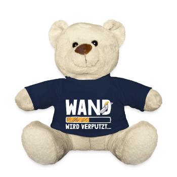 Stuckateur Wand verputzen Verputzer - Teddy - French Navy - Vorne