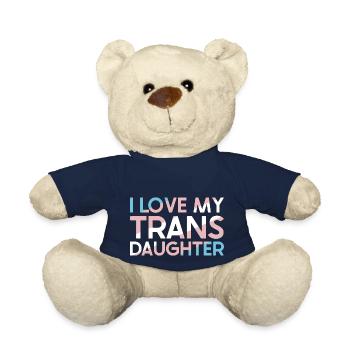 LGBT Gay Rainbow pour les amis et la communauté - Nounours - bleu marine - Devant