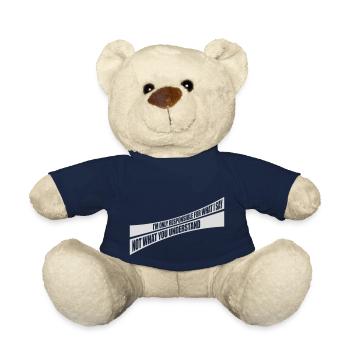 ce que je dis citation - Nounours - bleu marine - Devant