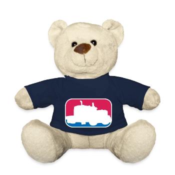 LKW Truck Lastkraftwagen Brummi lustiges Geschenk - Teddy - French Navy - Vorne