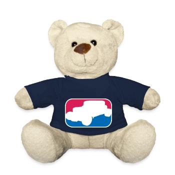 Hotrod Hot Rod V8 Tuning custom lustiges Geschenk - Teddy - French Navy - Vorne