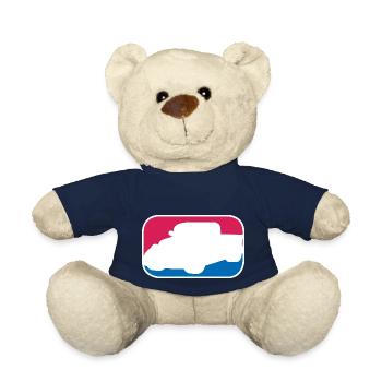 Hotrod Hot Rod V8 Tuning Auto lustiges Geschenk - Teddy - French Navy - Vorne
