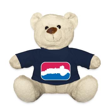 Hotrod Hot Rod V8 Tuning US vintage car Geschenk - Teddy - French Navy - Vorne
