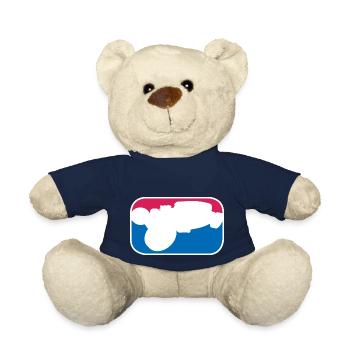 Hotrod Hot Rod V8 Tuning vintage lustiges Geschenk - Teddy - French Navy - Vorne