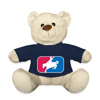 Rodeo Cowboy Reiten Western lustige Geschenk - Teddy - French Navy - Vorne