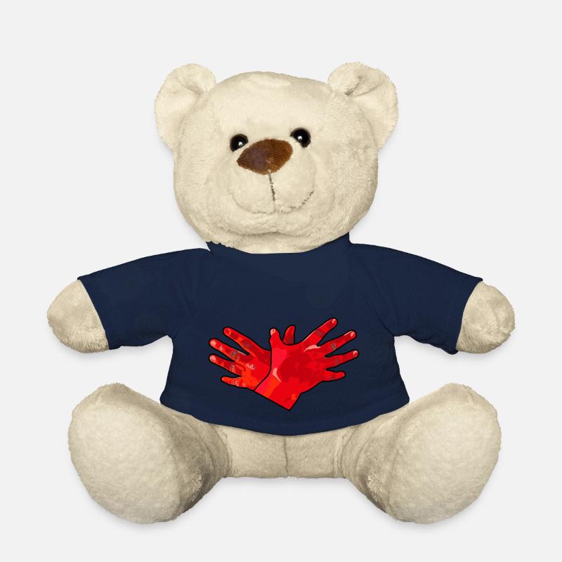 Shiponja, kuq e zi, Shiptar, Kosova, Durrt - Nounours - bleu marine
