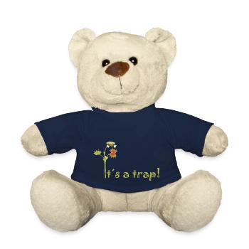 Piège à mouches de Vénus - Nounours - bleu marine - Devant