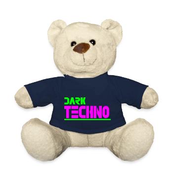 Dark techno - Teddy Bear - french navy - Front