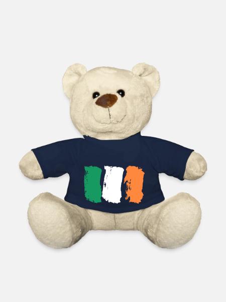 Irish flag / Republic of Ireland national flag - Teddy Bear - french navy