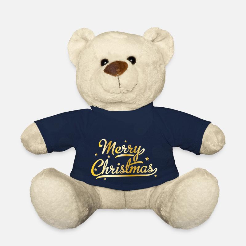 Merry Christmas - Teddy - French Navy