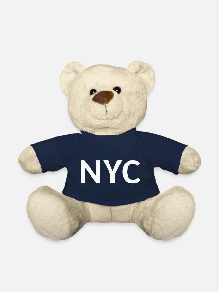 NYC Schriftzug - Teddy - French Navy