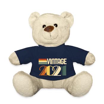 Jahrgang 2021 - 2021 Jubiläumsgeschenk - Teddy - French Navy - Vorne