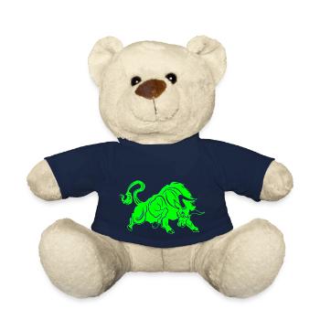 Stier Stierkopf Kopf Logo Steak Beast Gym Horn - Teddy - French Navy - Vorne
