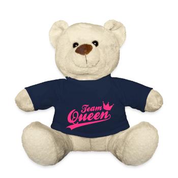 Team Queen - Bridalshower - JGA - Teddy - French Navy - Vorne