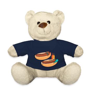 Hot sausages - Teddy Bear - french navy - Front