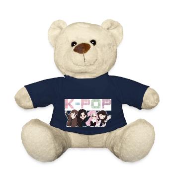 K-pop. - Teddy Bear - french navy - Front
