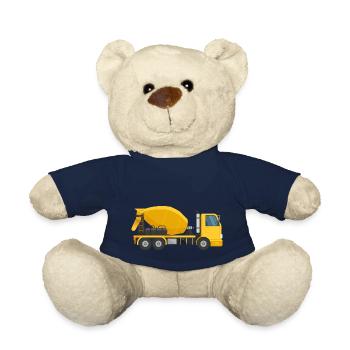 Concrete mixer - Teddy Bear - french navy - Front
