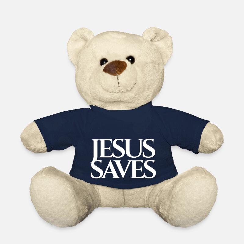 Jésus sauve - Nounours - bleu marine