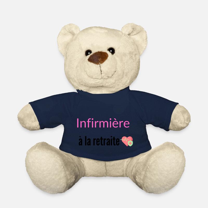 Infirmière à la retraite - Nounours - bleu marine