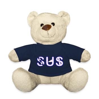 Sus - Youth Word - Teddy Bear - french navy - Front