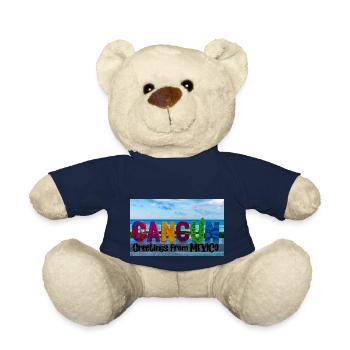 Greetings from Mexico . Cancun - Teddy Bear - french navy - Front