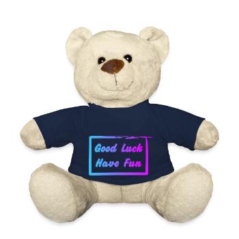 Good Luck - Have Fun - Teddy - French Navy - Vorne