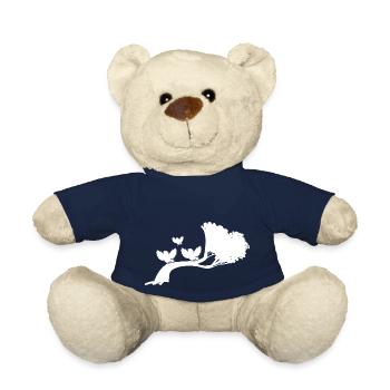 Safari Zoo Animals Wildlife - Teddy Bear - french navy - Front