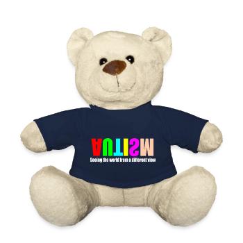 Autisme - Nounours - bleu marine - Devant