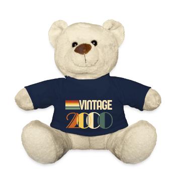 Jahrgang 2000 - 2000 Geburtstagsgeschenk - Teddy - French Navy - Vorne