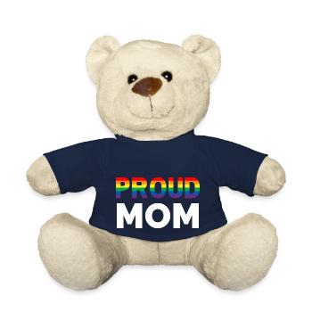 Proud Mom Rainbow - Teddy Bear - french navy - Front