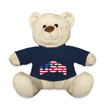 USA - Teddy Bear - french navy - Front
