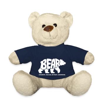 Bear Power Animal – Conception d’animaux totem spirituels - Nounours - bleu marine - Devant
