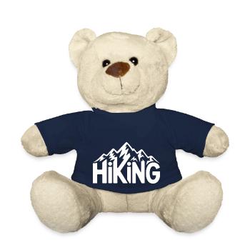 Wandern Typografie - Wandern Design - Teddy - French Navy - Vorne