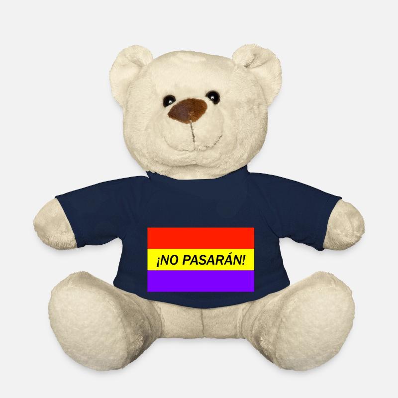 No pasarán - Nounours - bleu marine