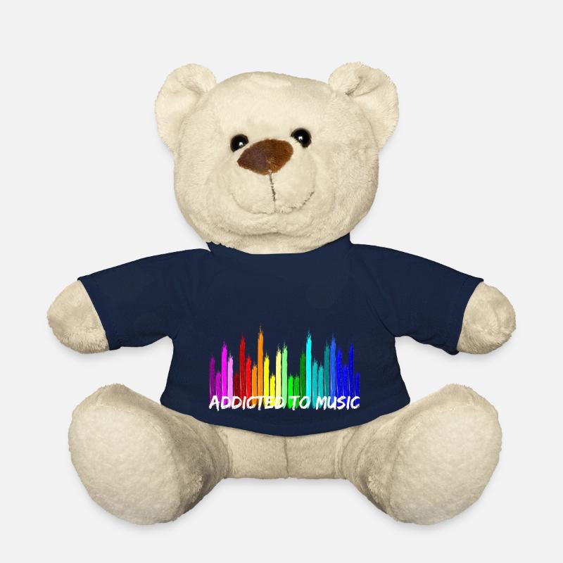 Addicted to Music Equalizer Sound Control - Teddy Bear - french navy