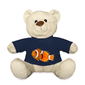fish - Teddy Bear - french navy - Front