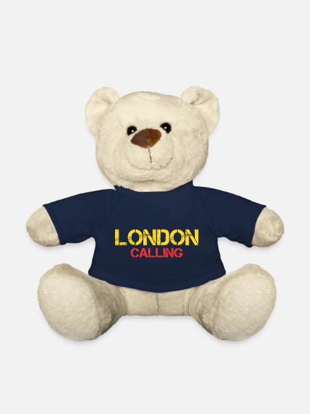 London design - Teddy Bear - french navy