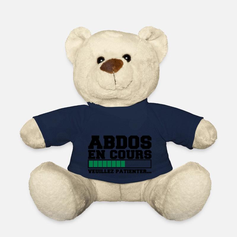 abdos en cours veuillez patienter, musculation - Nounours - bleu marine