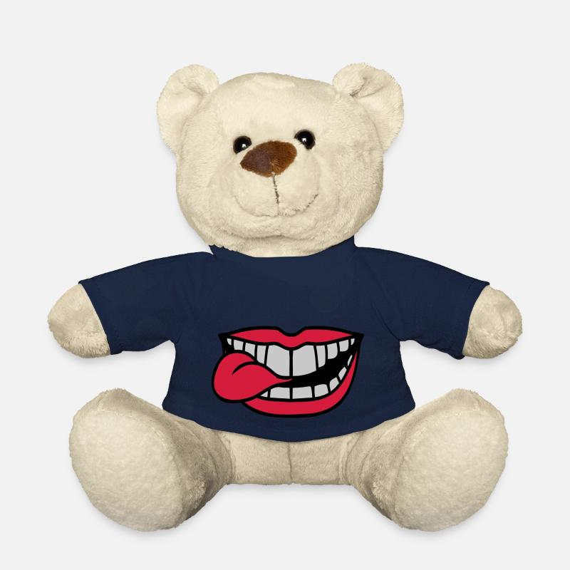 Mund Zunge rausstrecken - Teddy - French Navy