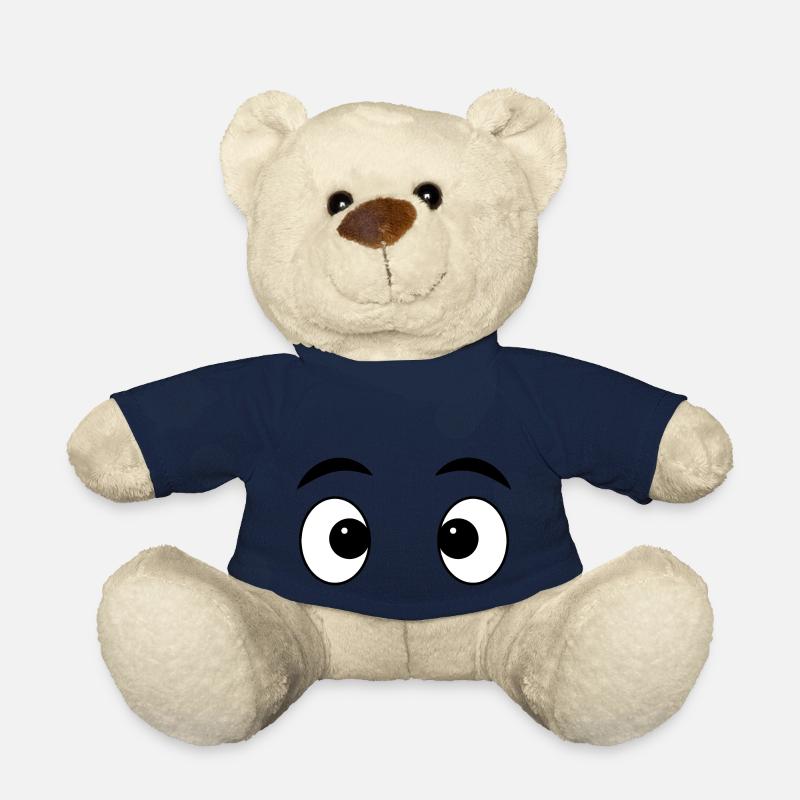 Des yeux rigolos - Nounours - bleu marine