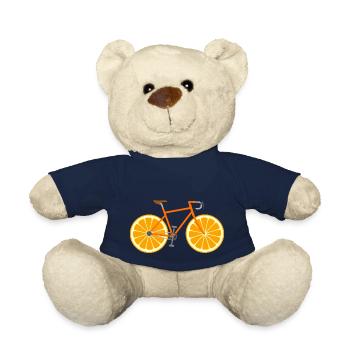 Road Bike Bicycle Fruit Fruit Orange - Teddy Bear - french navy - Front