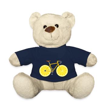 Road Bike Bicycle Fruit Fruit Lemon - Teddy Bear - french navy - Front