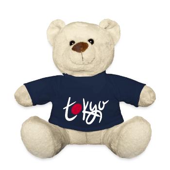 Tokyo Japan - Teddy Bear - french navy - Front