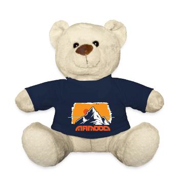 outddor horizon behind the mountain - Teddy Bear - french navy - Front